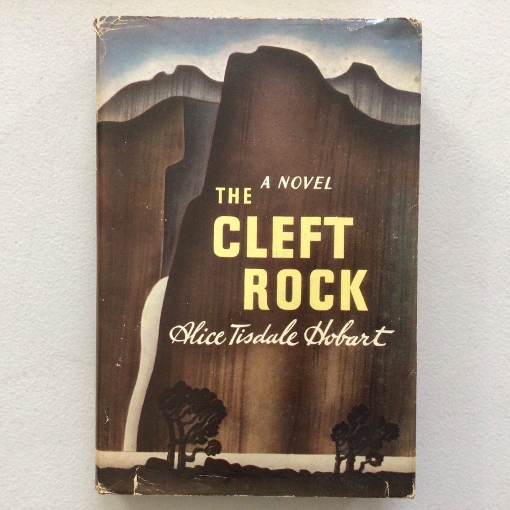 The Cleft Rock by Alice Tisdale Hobart Vintage Hardcover Book